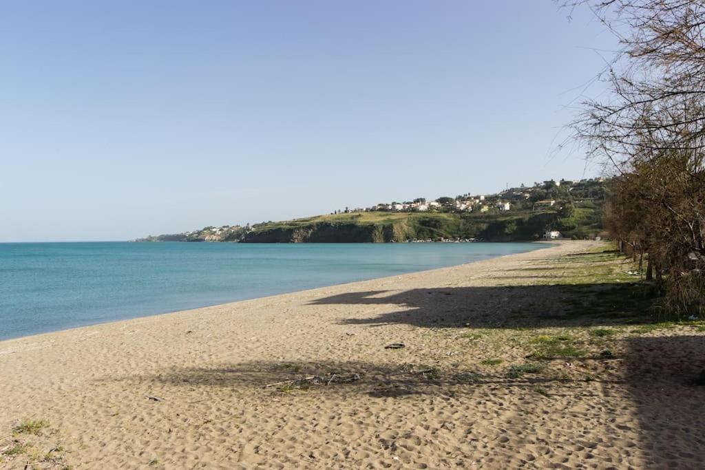 La Casa Sul Mare Villa Agnone Bagni Kültér fotó